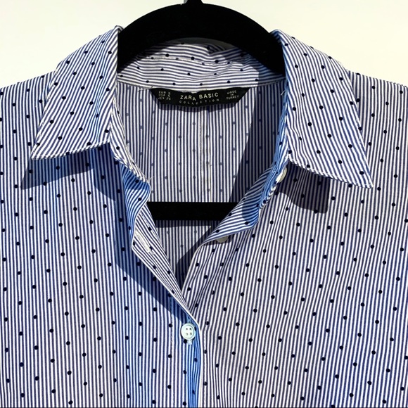 ZARA - Stripes and Polkadot shirt - Picture 2 of 5